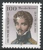 1560 Theodor Körner 100 Pf Deutsche Bundespost