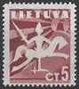 437 Frieden 5 CT Lietuva Briefmarke Litauen