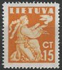 439 Frieden 15 CT Lietuva Briefmarke Litauen