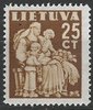 440 Frieden 25 CT Lietuva Briefmarke Litauen