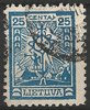 219 Litauisches Kreuz 25 centai Lietuva Briefmarke Litauen