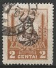 293 Vytautas 2 Centai Lietuva Briefmarke Litauen