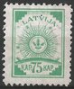 50 Sonnenkreis 75 Kap Latvija Briefmarke Lettland