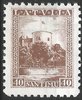 237 Neue Verfassung 40 Santimu Latvija Briefmarke Lettland