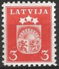 283 Wappen 3 S Latvija Briefmarke Lettland