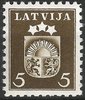 284 Wappen 5 S Latvija Briefmarke Lettland