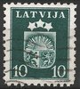286 Wappen 10 S Latvija Briefmarke Lettland