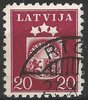 287 Wappen 20 S Latvija Briefmarke Lettland
