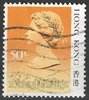 509 II Elisabeth II Hongkong 50 c stamps