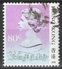 512 III Elisabeth II Hongkong 80 c stamps