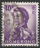 197 Xx Elisabeth II Hongkong 10 c stamps
