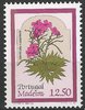 86 Portugal Madeira 12.50 Blumen Briefmarke