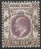 61 Hongkong Eduard VII One Cent stamp