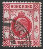 92 Hongkong Eduard VII Four Cents stamp