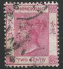 35 c Hongkong Victoria two Cents stamp