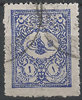 103 Auslandspost Tugra im kleinen Oval 1 Piastre Türkei Briefmarke