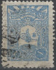 117 C Tugra im Türbogen 1 Piastre Türkei Briefmarke