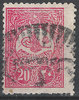 136 C Tugra im grossen Kreis 20 Paras Türkei Briefmarke