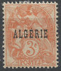 4 Algerien Engel 3 C mit Aufdruck Algerie