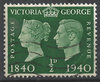 215 Viktoria und George 1/2 D Postage Revenue stamps Great Britain