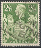 228 George VI. Postage 2,6 S Revenue stamps Great Britain