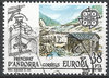 166 EUROPA 38 Pta Principat d`Andorra Correus stamps