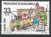 164 Weihnachten 1982 Principat d`Andorra 33 Pta Correus stamps