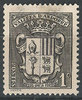 49 Wappen 1 C Postes Vallees d'Andorre, stamps