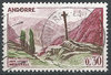 169 Croix Gothique 0,30 F Postes Andorre stamps