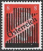 670 x Adolf Hitler Österreich 8 Pf mit Gitteraufdruck