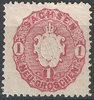 16a Sachsen 1 Neu Groschen Briefmarke Altdeutschland