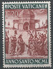 167 Heiliges Jahr 1950 Poste Vaticane 20 L Briefmarke Vatikan