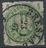 14b Preussen 4 Pfennige Briefmarke Altdeutschland