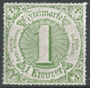 41 Thurn und Taxis 1 Kreuzer Briefmarke Altdeutschland