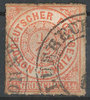 3 Norddeutscher Postbezirk 1/2 Groschen Briefmarke Norddeutscher Bund