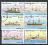 Nicaragua Alte Dampfschiffe Satz 2977 bis 2982 stamps