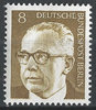 360 Gustav Heinemann 8 Pf Deutsche Bundespost Berlin