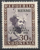 Dienstmarke 13 Lokalausgaben 30 S Repoeblik Indonesia
