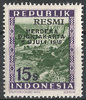 Dienstmarke 31 Lokalausgaben 15 S Republik Indonesia