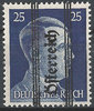 686b Adolf Hitler Österreich 25 Pf mit Gitteraufdruck