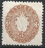 18a Sachsen 3 Neu Groschen Briefmarke Altdeutschland