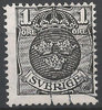 64 Z Wappen 1 Öre Sverige stamps