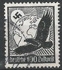 537 y Flugpostmarke 100 Pf Deutsches Reich