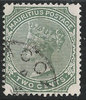 67 Königin Viktoria Mauritius Postage two cents stamp