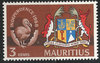314 Unabhängigkeit Mauritius 3 cents stamp