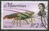 346 x Meerestiere Mauritius 2 50 Rs stamp