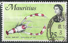 338 x Meerestiere Mauritius 25 cents stamp