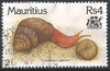 813 Schnecken Mauritius Rs4 stamp