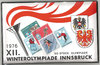Winterolympiade Innsbruck 50 internationale Briefmarken