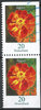 2471 SP senkrechtes Paar Blumen 20 Ct Deutschland stamps